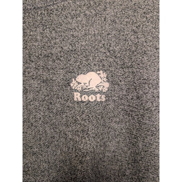 Roots Beaver Logo Grey Crew Sweater/Sweatshirt, Size M - Picture 2 of 8